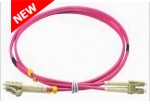 Broxnet Duplex LC/UPC to LC/UPC OM4 50/125 2.0mm 2M LSZH Fiber Patch Cable